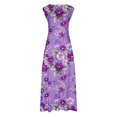 thumbnail image 4 of Vestido de tirantes de camisola con estampado de manga corta con estilo de verano para mujer OAVQHLG3B Store  lin121212, 4 of 4