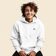 thumbnail image 3 of Dalix UFO Embroidered Fleece Zip Hoodie Cold Fall Winter Mens in White L Large, 3 of 5