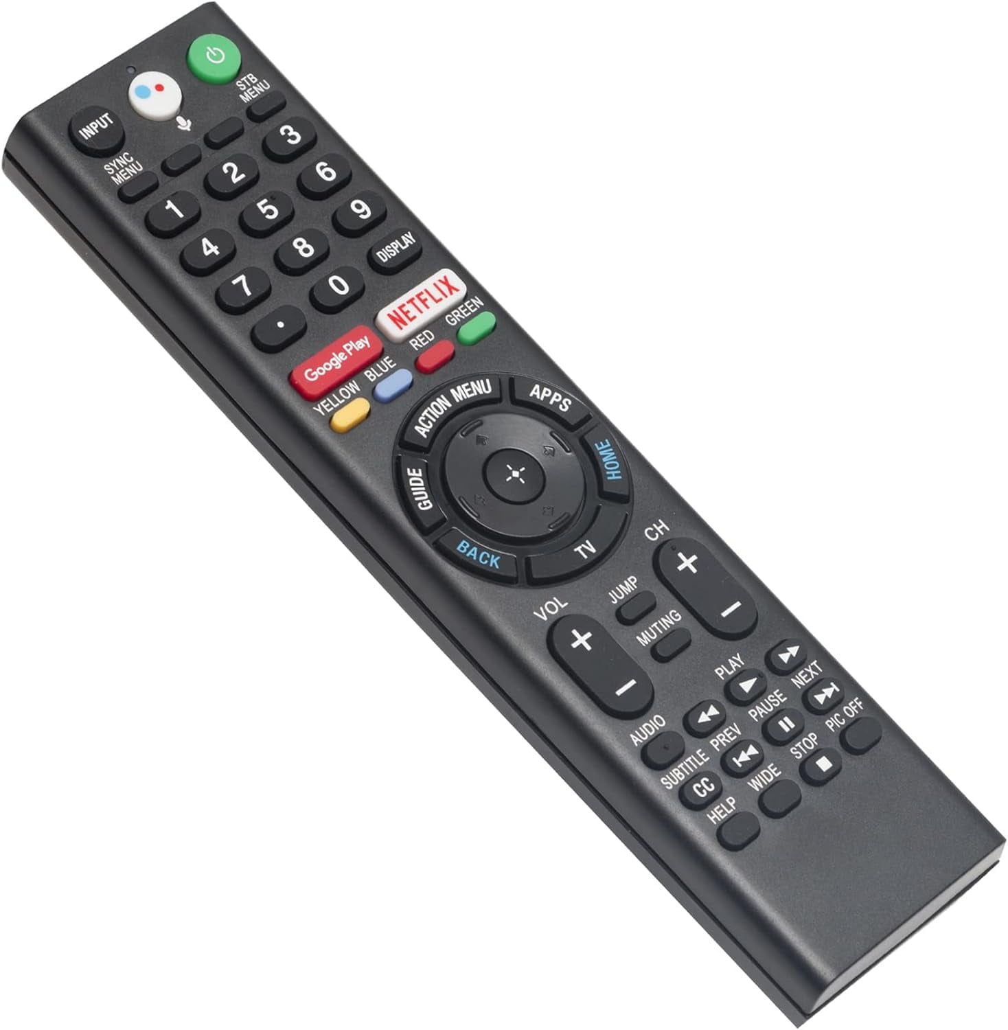 New RMF-TX810U Replace Remote Control compatible with Sony Bravia