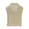 thumbnail image 4 of Womens Fleece Vest Casual Sleeveless Button Down Jacket Outerwear with Pockets, 4 of 5