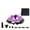 Purple, variant on Solar Fountain Pump, 2W Solar Bird Bath Fountain with 7 Spray Nozzles & Detachable Lotus Design, Floating Solar Water Pump for Garden, Pond, Patio, Pool, Outdoor Decor