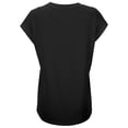 thumbnail image 5 of MIXUE Boho Tops For Women Summer Solid Color Round Neck Short Sleeve Casual Tshirts Outwear,Black,XXL, 5 of 8