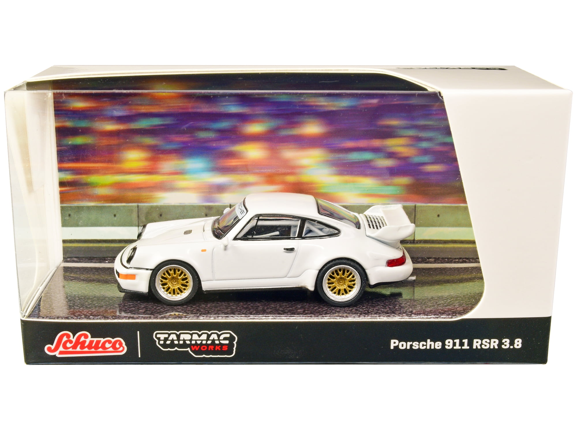 シュコー × ターマック 1/64 ポルシェ 911 RSR 3.8 ホワイト Porsche 911 RSR 3.8 White 