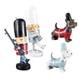 thumbnail image 1 of 2x Cascanueces de Madera Sunnimix Y Figuras de Perros Cascanueces Ornamento de Decoración de Navidad Soldado de Cascanueces, 1 of 7