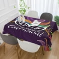 thumbnail image 5 of SKYSONIC Mardi Gras Tablecloth Waterproof Washable Polyester Square Table Cover Durable Tablecloth for Kitchen Dining Table Party Decor (54 X 72 Inch), 5 of 7