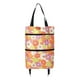 thumbnail image 2 of Carrito de Compras Plegable con Bolsa Expandible con Cremallera, Tela Suave, Ruedas Plegables, Carrito Reutilizable para Compras, Viajes y Actividades Al Aire Libre., 2 of 5