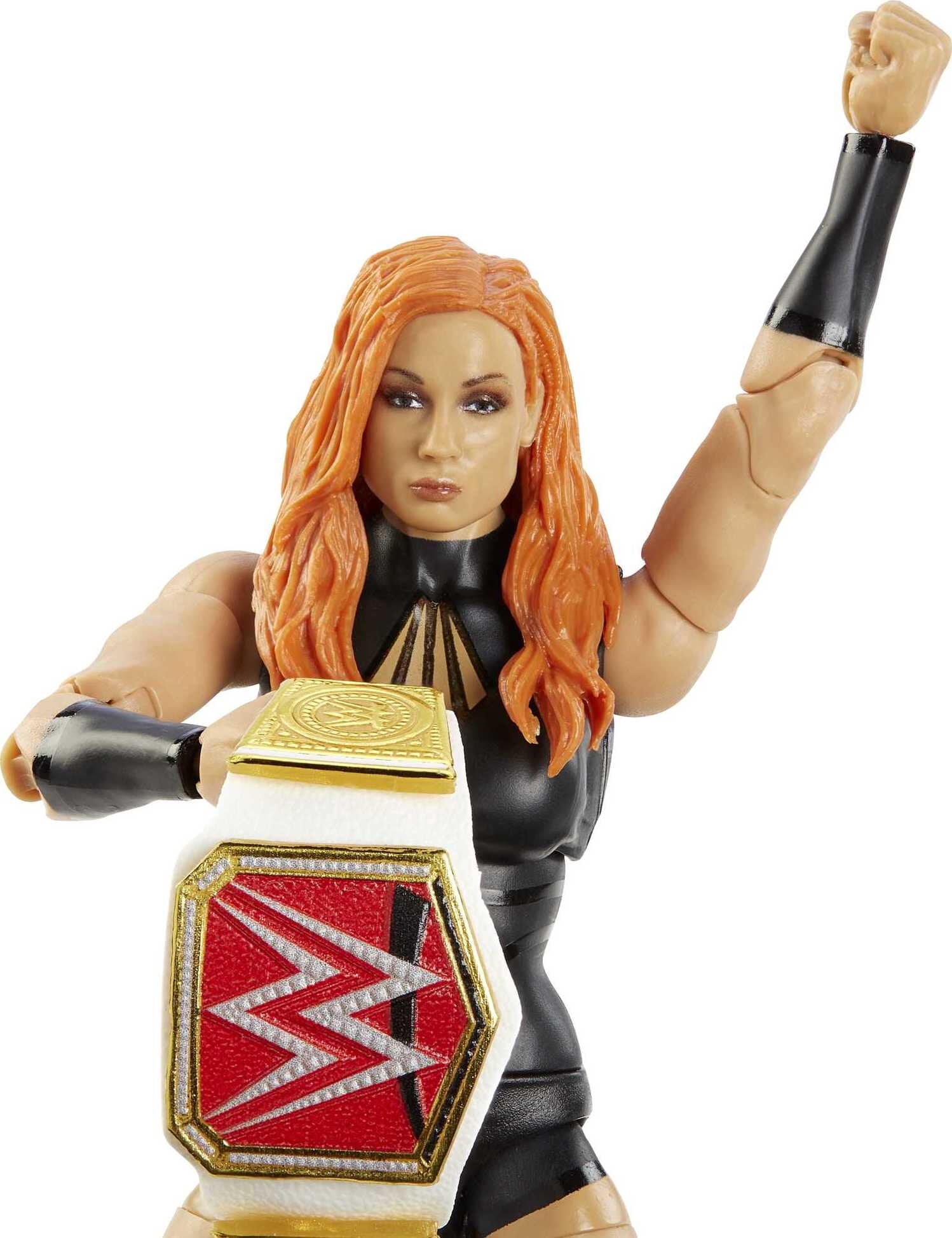 WWE Elite Becky Lynch Action Figure with Themed Accessories