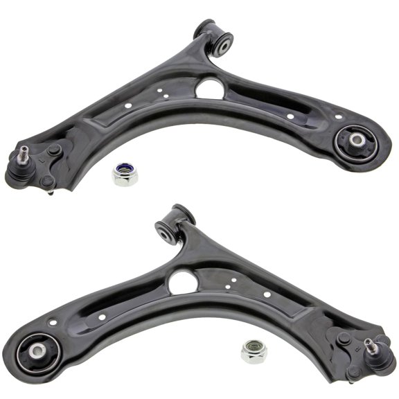 AutoShack Front Lower Control Arms and Ball Joint with Bushings for Volkswagen, Passat 2012-2022 Beetle 2012-2019, FWD L4 1.8L 2.0L L5 2.5L V6 3.6L, Pair