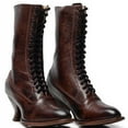 thumbnail image 2 of CEHVOM Chaussures à Talons Aiguilles en Dentelle pour Femmes, Talons Moyens Punk, Bottines, 2 of 5