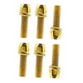 thumbnail image 1 of DYNWAVECA 6Pcs Bike Stem Screws Bolts Disc Brake Screws for Riding Cycling Gold, 1 of 10
