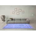 thumbnail image 3 of Ahgly Company Indoor Square Persian Blue Traditional Area Rugs, 7' Square, 3 of 4