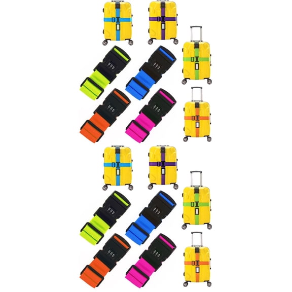 Set of 2 Luggage Identifier Straps for Suitcases Approved