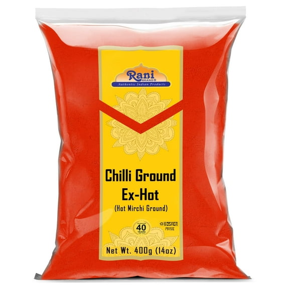 Rani Extra Hot Chilli Powder Indian Spice 14oz (400g) ~ All Natural | Salt-Free | Vegan | No Colors | Gluten Friendly | NON-GMO | Kosher | Indian Origin