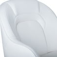 thumbnail image 5 of NORTHCAPTAIN Pontoon Boat Seat Captain Bucket Seat with Boat Seat Cover,White, 5 of 7