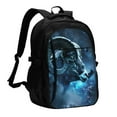 thumbnail image 1 of Fotbe Celestial Ram Night Sky Mochila con Estampado y Puerto USB para Hombre y Mujer, Mochila Antirrobo, Mochila de Viaje, Mochila Escolar, Mochila Universitaria, 1 of 7