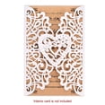 thumbnail image 2 of 10 Pcs Cartes d'Invitation en Papier Perlé pour Mariage Anniversaire Fête, 2 of 8