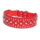thumbnail image 1 of Collar de perro, collar de doble lona de grande fuerte, collar de perro de , resistente a , collar de perro para viajar - L rojo, 1 of 9