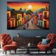 thumbnail image 5 of Arte Mural: Pueblo Mexicano Colorido al Atardecer, Decoración para Hogar y Negocios, 5 of 5