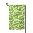 thumbnail image 5 of Sigee Green White Flowers Printed Flag12.5 * 18in Outdoor Yard Flags For Garden Decor, 5 of 9