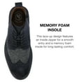 thumbnail image 3 of Thomas & Vine Mens Jarett Wide Width Tru Comfort Foam Lace-up Wingtip Ankle Boot, 3 of 7