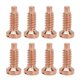 thumbnail image 1 of 8 Uds Tornillo Carcasa Trasera De Reloj De Acero Inoxidable Brillar Accesorio Oro Rosa, 1 of 10