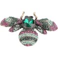 thumbnail image 3 of Broches de abeja TANGJMXG joyería de aleación retro con diamantes de imitación para mujer, 3 of 5