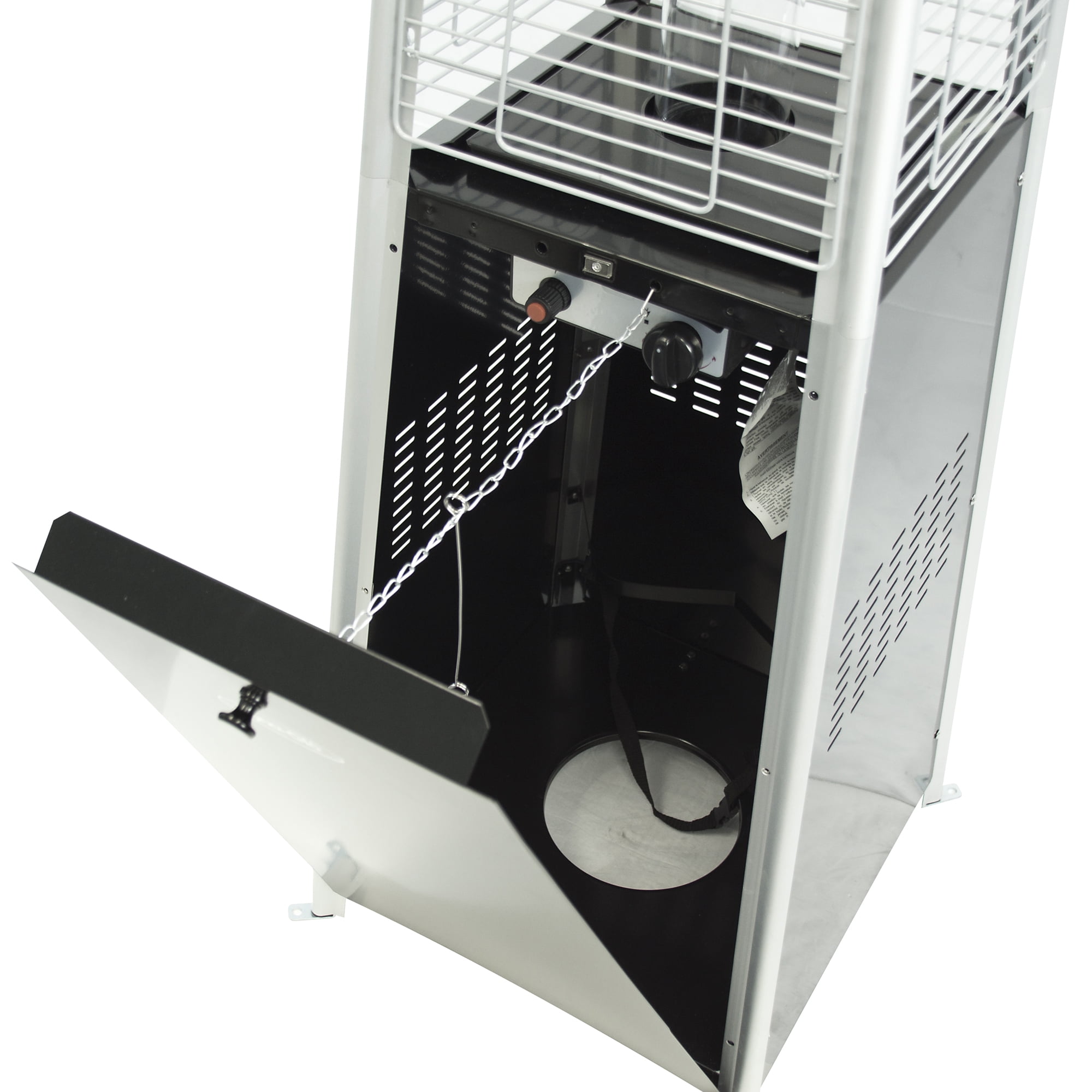 Dyna-Glo 42,000 BTU Black Pyramid Flame Patio Heater - Walmart.com