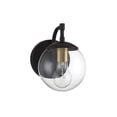 thumbnail image 2 of Trade Winds Lighting 1-Light Wall Sconce In Oil Rubbed Bronze With Brass Accents, 2 of 6