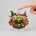 thumbnail image 5 of Halloween Ghost Decorations, 360 Degree Rotating 2D Ghost Figurine with Cute Desktop Design, Halloween Tabletop Ornament for Home Office Classroom Party Decor Spooky Holiday Display, 5 of 7