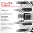 thumbnail image 7 of DNA Motoring OEM-WHA-0042 For 1997-2011 Impala/Regal/Century Front Rear Left Right Wheel Bearing Hub, 7 of 7