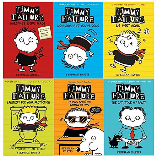 Pre-Owned Timmy Failure Series 6 books collection set by Stephan Pastis