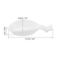 thumbnail image 2 of Unique Bargains Ink Dish Plate for Chinese Calligraphy, 20 Pcs Plastic Ink Holder, White, 2 of 5