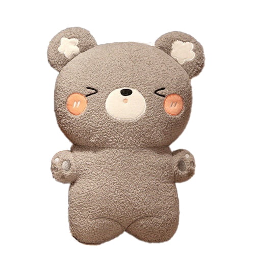 1 Pieces 19.6 Inch Bear Stuffed Animal Plush Bear Toys Soft Cute Bear Dolls and Playing Toys Decorations，Gray
