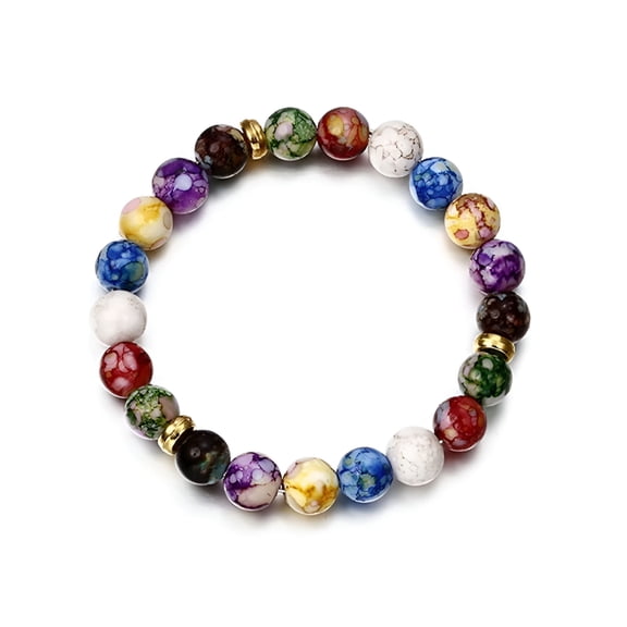 DESIGNICE Chakra Bracelets for Women Rock 7 Chakras Crystals and Healing Stones Bracelets Yoga Beaded Bracelets for Women Men Essential Oil Diffuser