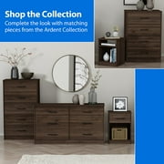 Mainstays Ardent 4 Drawer Dresser, Dark Walnut