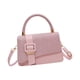 thumbnail image 5 of Bolso de mano para mujer, elegante, portátil, de piel sintética, para regalo de cumpleaños, moderno, tipo cartera Rosa, 5 of 9