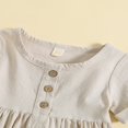 thumbnail image 4 of Baby Girls Summer Dresses  Short Sleeve  Neck Button Down Dresses, 4 of 9