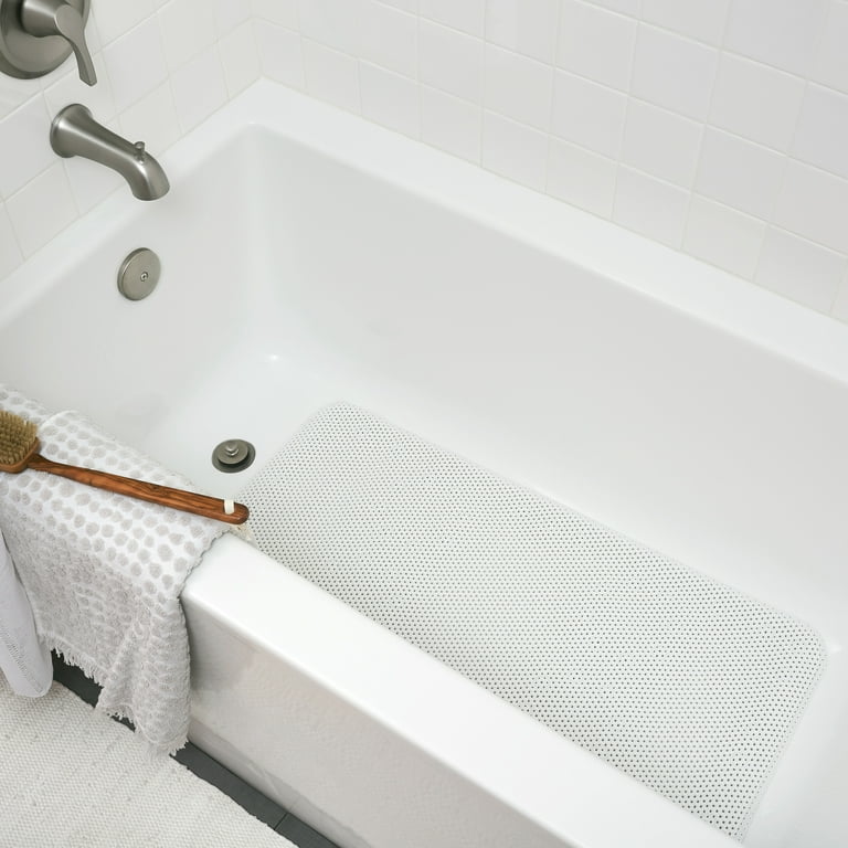 Duck White Extra Soft 17 x 40. Bath Tub Mat - Each