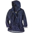 thumbnail image 3 of Charter Club Women's Water-Resistant Hooded Anorak Jacket Blue Size Extra Large, 3 of 3