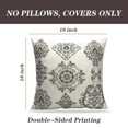 thumbnail image 2 of LALILO Throw Pillow Covers Border Damask Classic Arabesque Cushion Cover 18" x 18", 2 Pack, 2 of 6