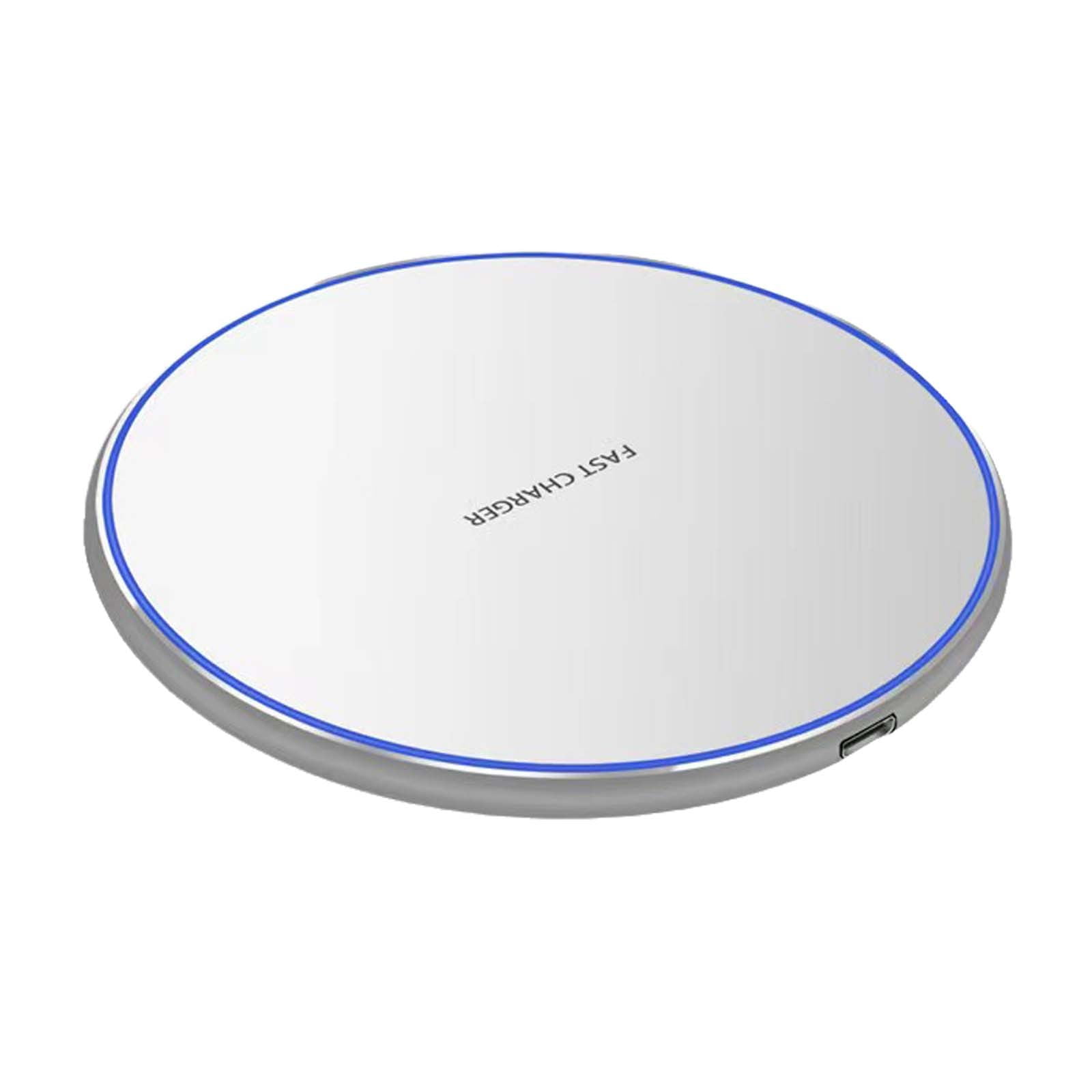 Wireless Charger Desktop Disc Frosted Metal Wireless Fast Charge Mobile Phone Gift Wireless Charge