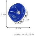 thumbnail image 2 of Women Rhinestones Ring Fashion Finger Ring Jewelry Engaged Proposal Ring Gift, 2 of 5