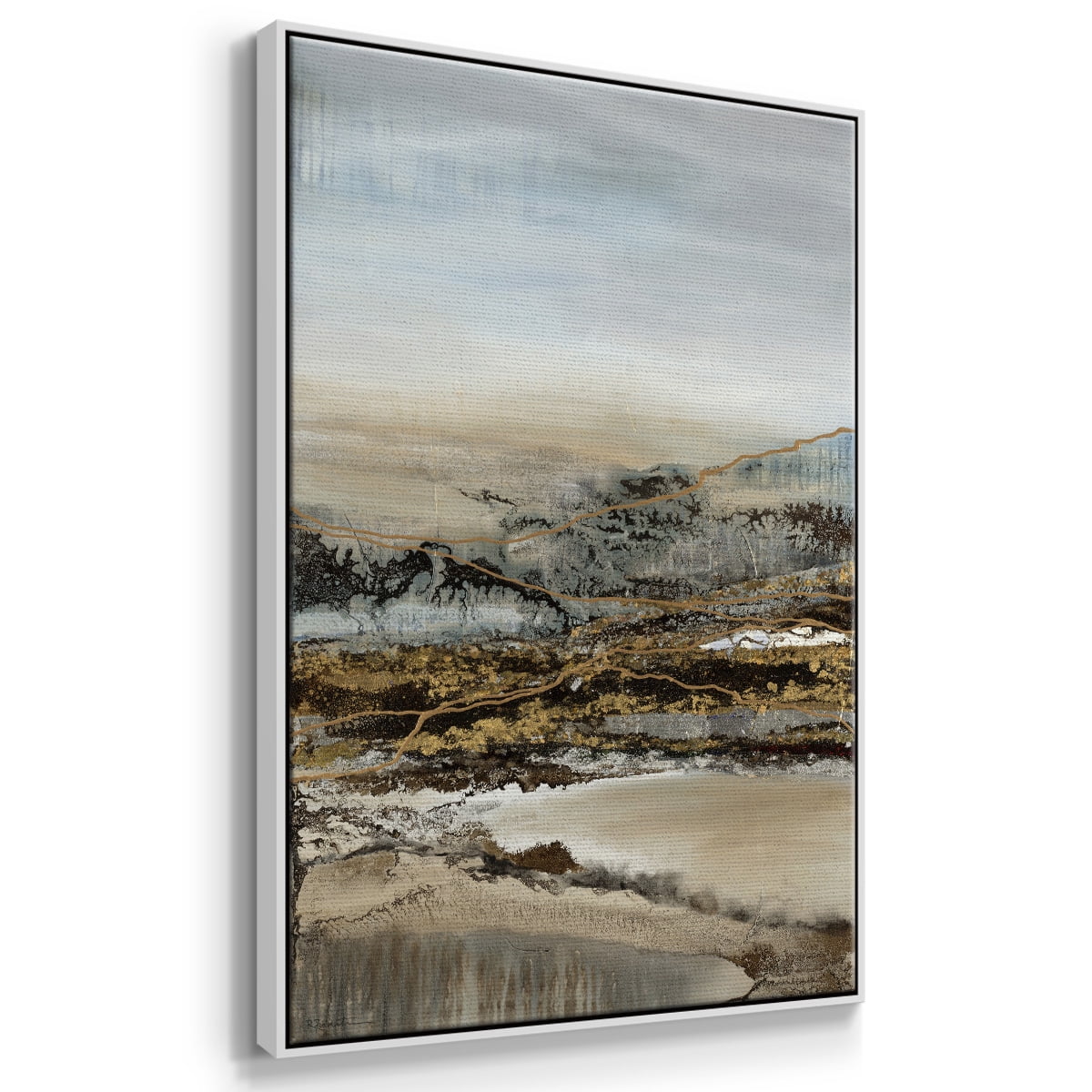 Annual Journey Framed Premium Gallery Wrapped Canvas - Ready to Hang - 25 x 37 - White Floating Frame