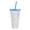 Blue, variant on 710ML Magic Color Changing Cups with Lids Straws Reusable Cups for Adults Kids Leak-Proof Party Cups for Ice Drink