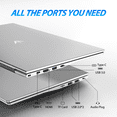 thumbnail image 5 of Auusda 15.6" Business Laptop Ryzen 3250C 16GB RAM 512GB SSD, Win11 Pro Student Notebook Computer Silver, 5 of 11