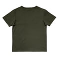 thumbnail image 5 of ZHOGXU Men's T Shirt Summer Short Sleeved Crew Neck Solid Color Pocket Comfortable Breathable Top For Casual Daily Wear,Army Green,L, 5 of 7