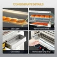 thumbnail image 6 of ROVSUN 1050 W 18 Hot Dog Capacity Commercial Hot Dog Roller Grill, 6 of 8