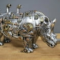 thumbnail image 4 of ZHaobin Mechanical punk dog animal statues,industrial Gothic steampunk standing dog decorations,creative punk office bookshelf decoratio (Mechanical Snail), 4 of 7