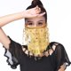 thumbnail image 2 of Accesorio Para Disfraz De Halloween Con Cara De Lentejuelas Y Cuentas De Danza Del Vientre Para Mujer, 2 of 9