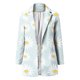 thumbnail image 2 of Gibobby Blazer de mujer casual Chaqueta De Mujer Casual Blazer Un Botón Encogimiento De Hombros Traje De Manga Larga Adelgazante(Verde de menta,CH), 2 of 4